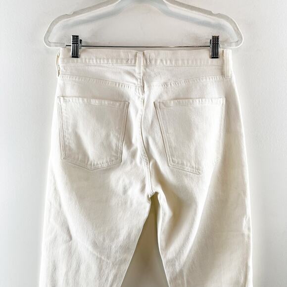 AGOLDE Sophie Crop High Rise Skinny Slim Jeans White 30 / 10 - Picture 5 of 11